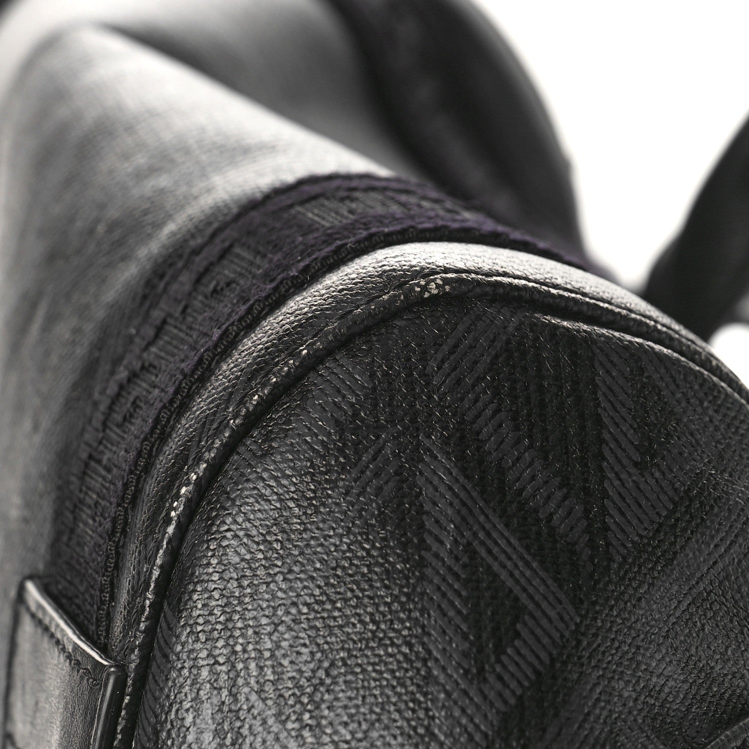 Christian Dior Canvas CD Diamond Hit The Road Backpack Black 9 of 15