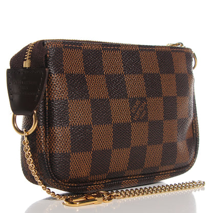 Louis Vuitton Damier Ebene Mini Pochette Accessories 3 of 7