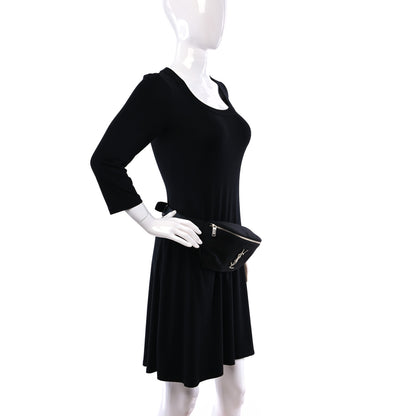 Saint Laurent Canvas Monogram Belt Bag Black 2 of 10