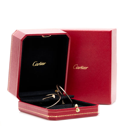 Cartier 18K Pink Gold Large Juste Un Clou Hoop Earrings 5 of 5