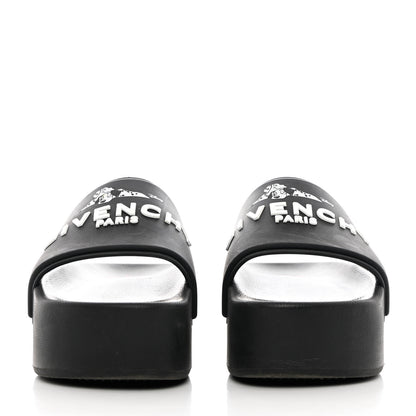 Givenchy Rubber Logo 101 Dalmatians Print Platform Slides 39 Black 2 of 12