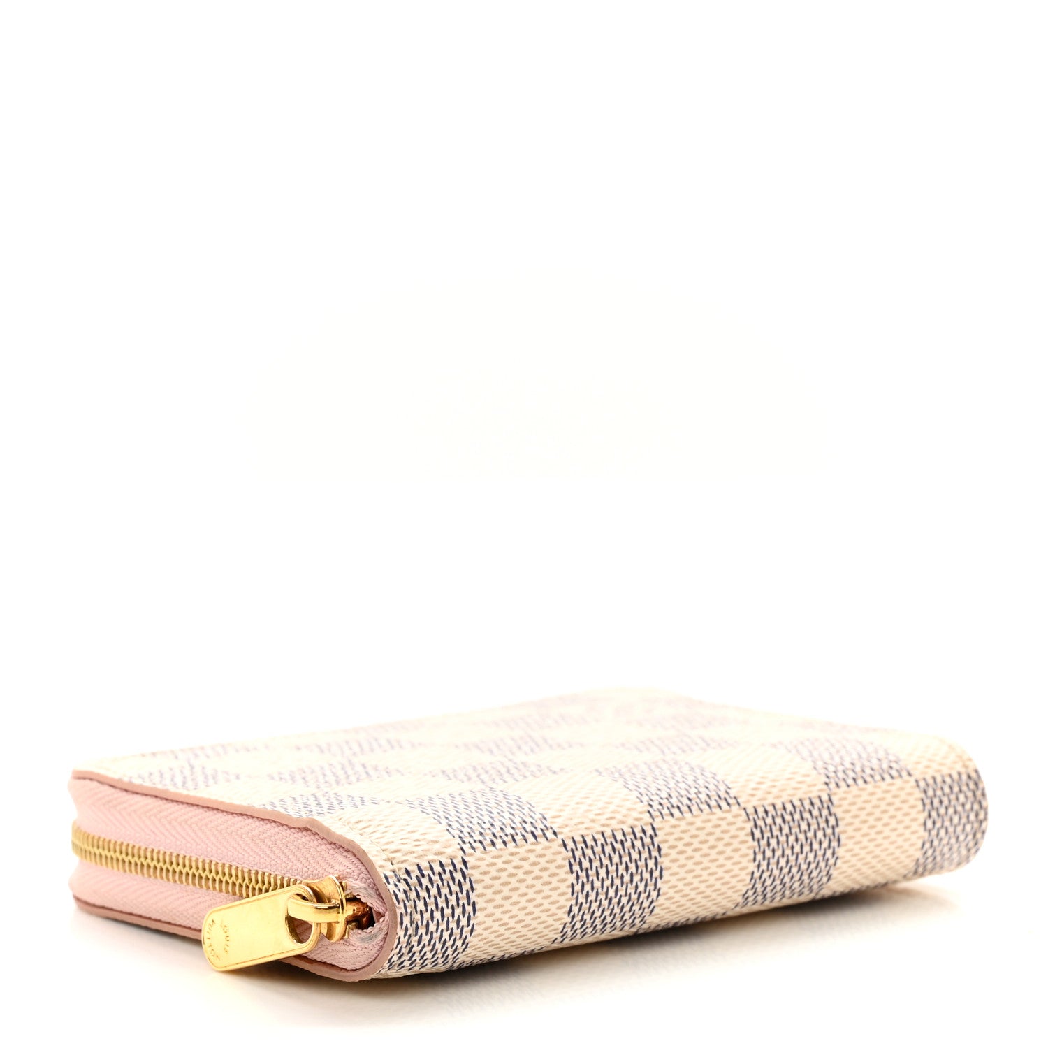 Louis Vuitton Damier Azur Zippy Coin Purse Rose Ballerine 4 of 7