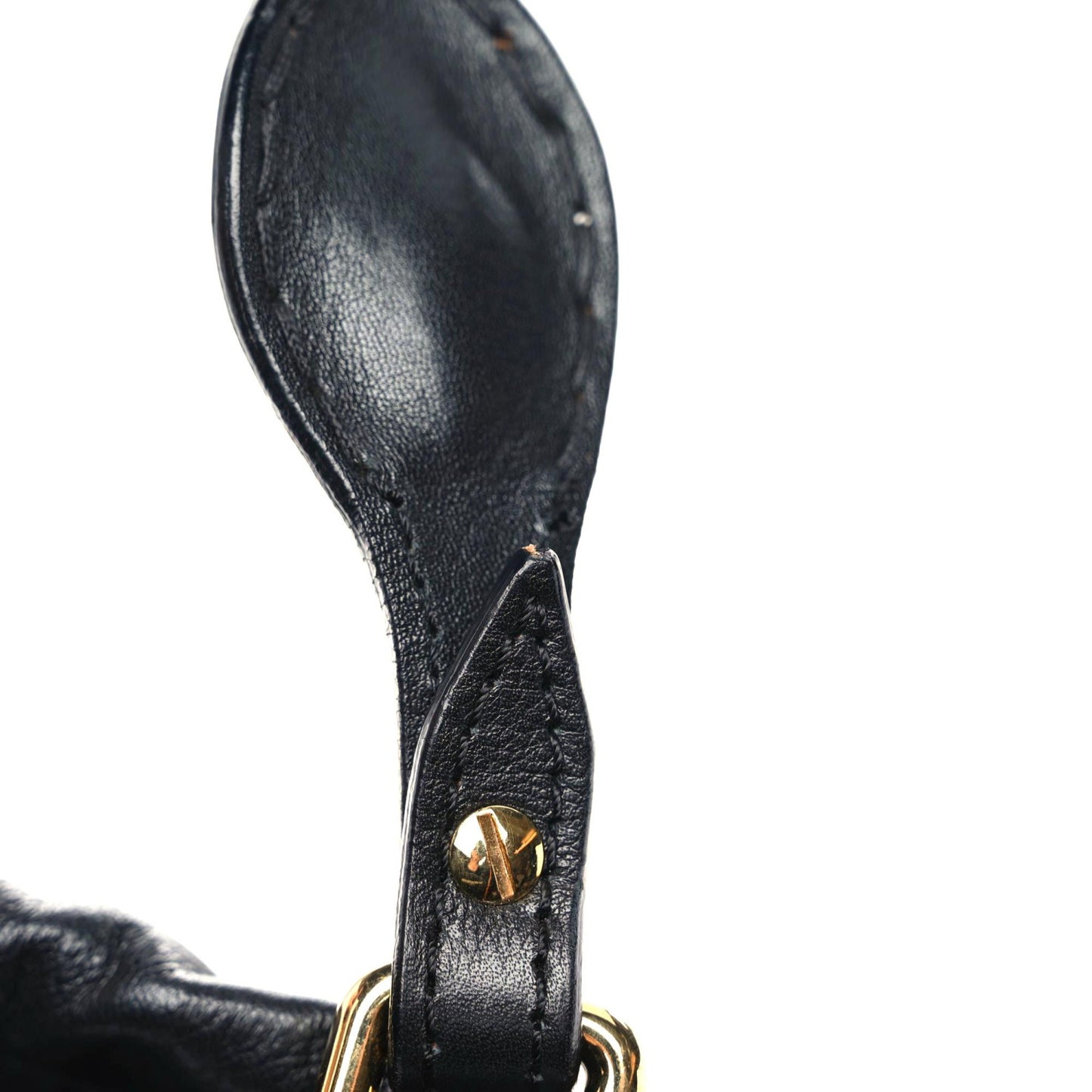 Calfskin House Check Big Crush Black