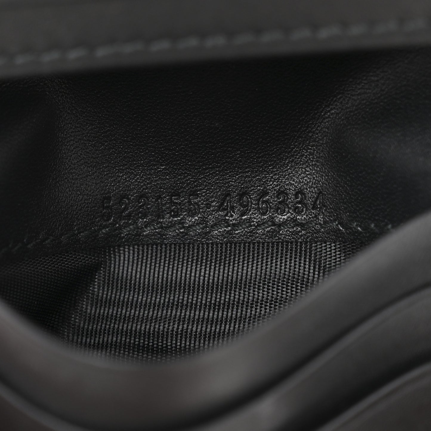 Suede Patent Web Ophidia Card Case Black