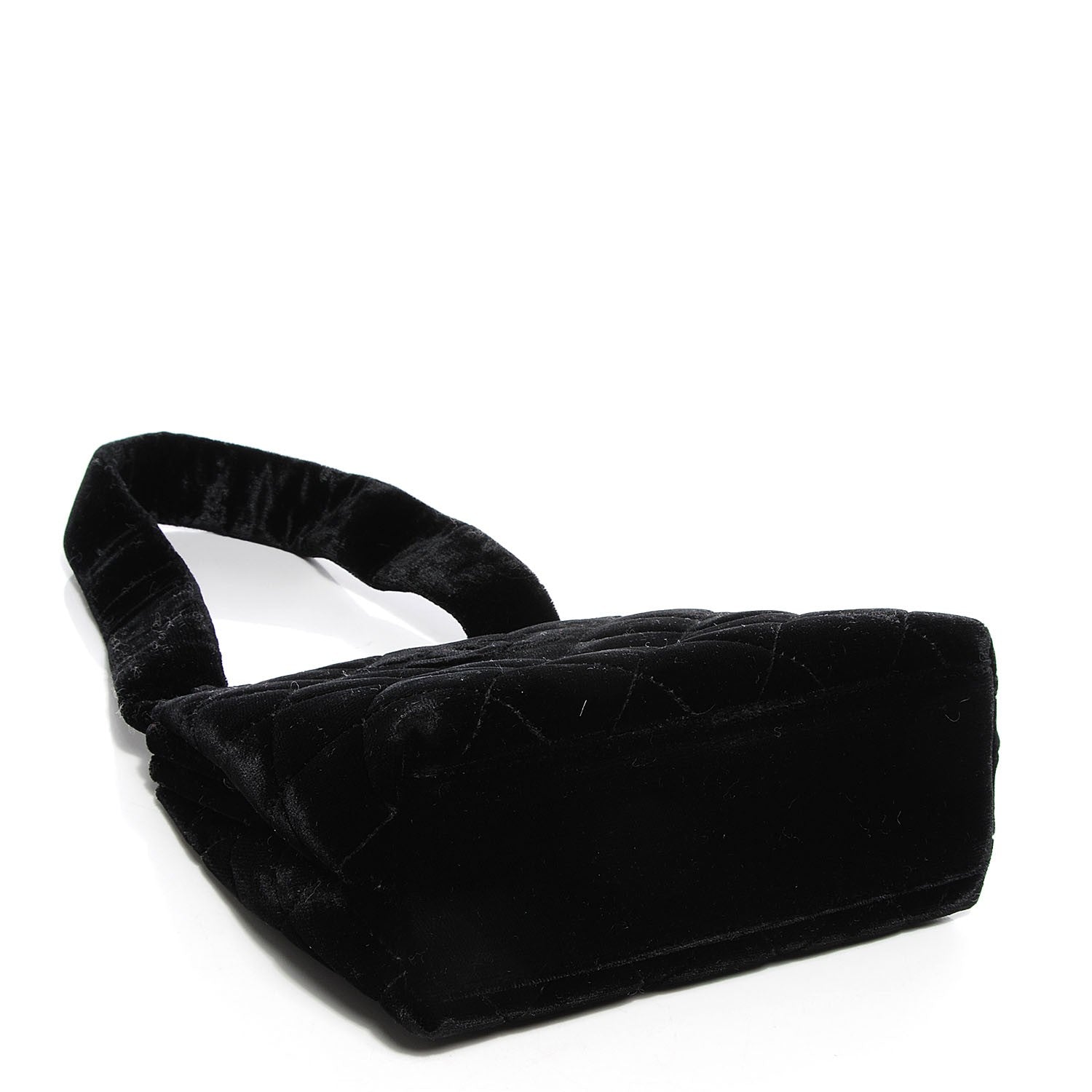Chanel Velvet Kiss Lock Shoulder Bag Black 4 of 8