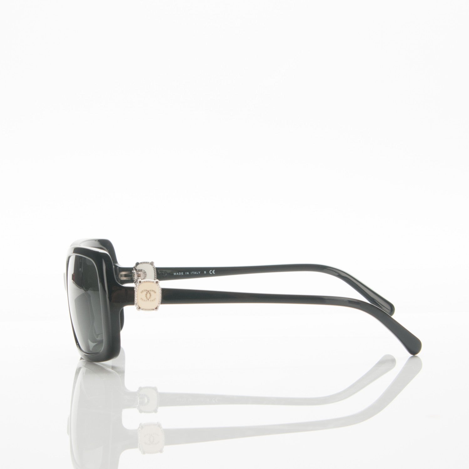 Chanel Acetate CC Logo Sunglasses 5175 Black 3 of 5