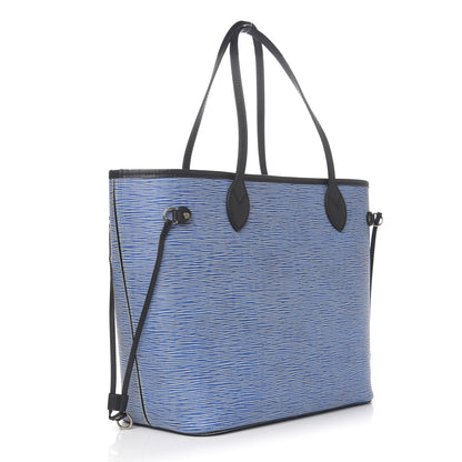 Louis Vuitton Epi Neverfull MM Denim Light 3 of 10