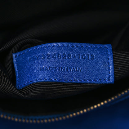 Saint Laurent Calfskin Small Sac De Jour Blue Majorelle 7 of 9