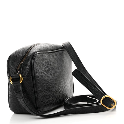 Gucci Pebbled Calfskin Mini Soho Disco Bag Black 3 of 11