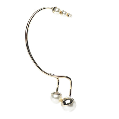 Christian Dior Pearl Earring Jewel Gold 1 of 3