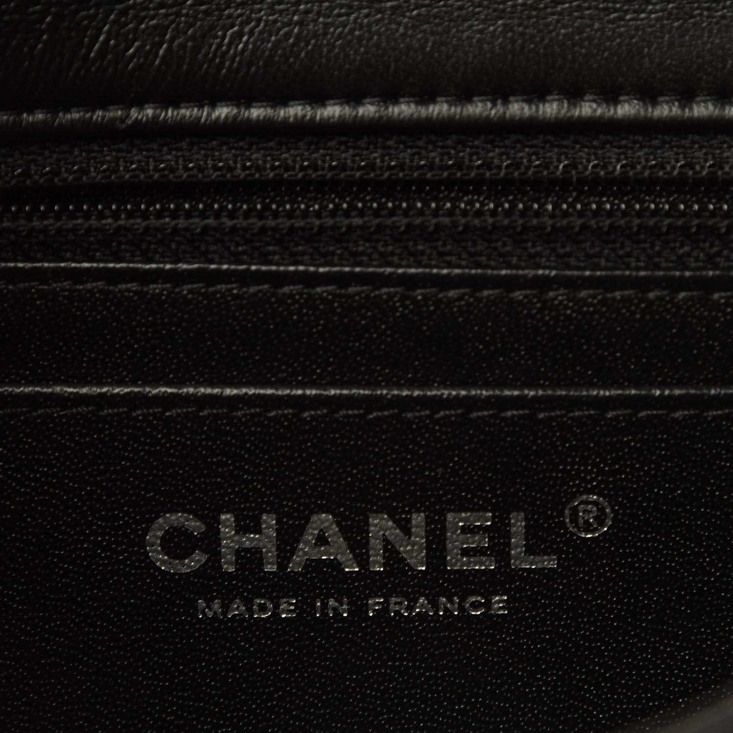 Chanel Lambskin Quilted Mini Rectangular Flap Black 8 of 10