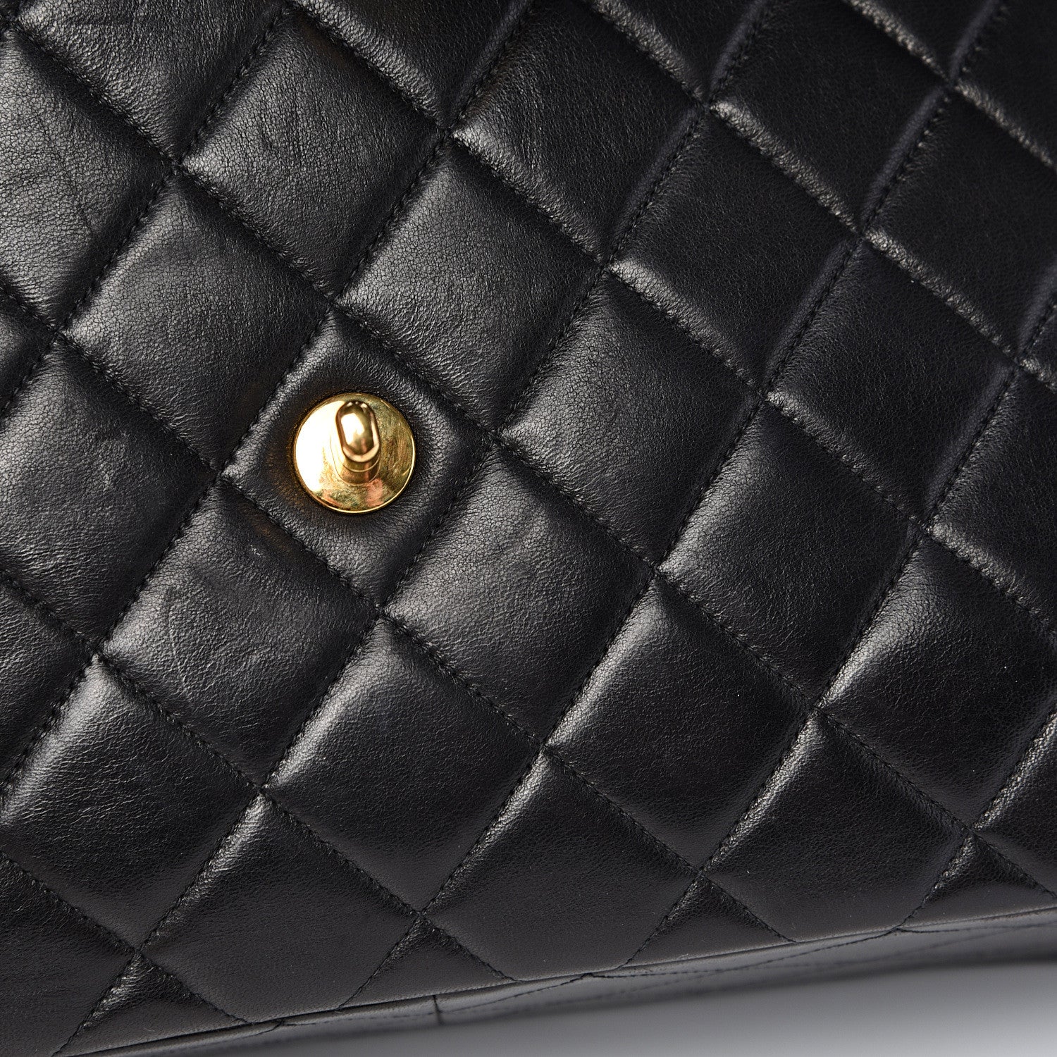 Chanel Lambskin Quilted Jumbo Double Sided Flap Black 16 of 21