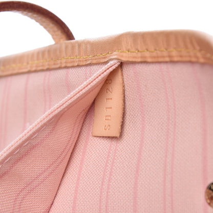 Louis Vuitton Damier Azur Neo Neverfull MM Rose Ballerine 8 of 15