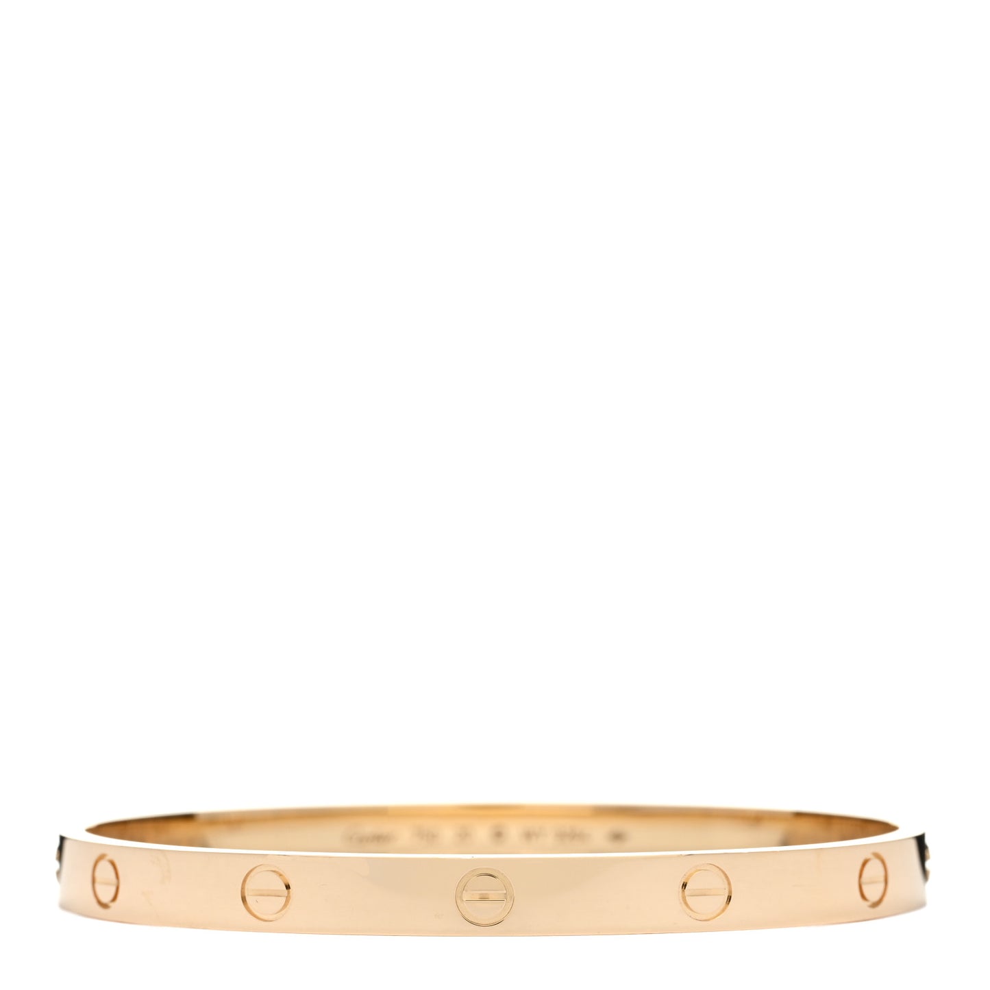 18K Yellow Gold LOVE Bracelet 20