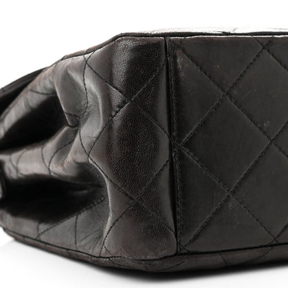 Chanel Lambskin Quilted CC Flap Shoulder Bag Dark Brown 11 of 18