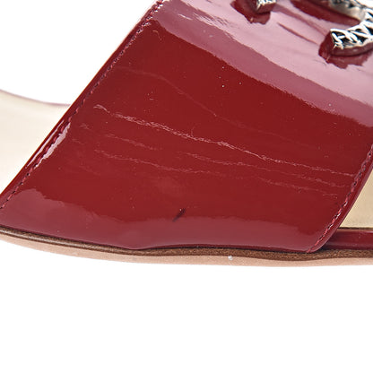Chanel Patent CC Mules 41 Red 13 of 14