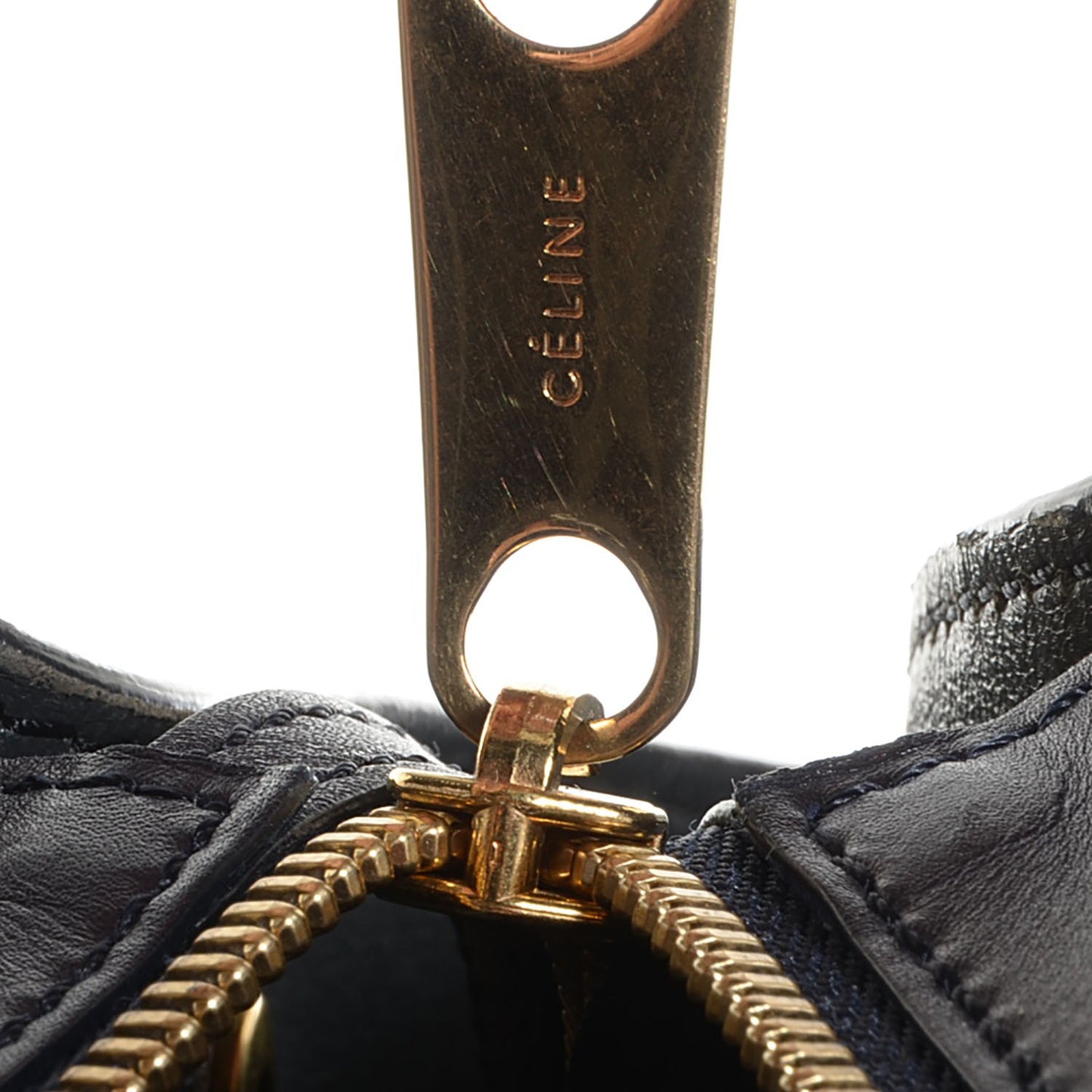 Smooth Calfskin Medium Tri-Color Trapeze Anthracite