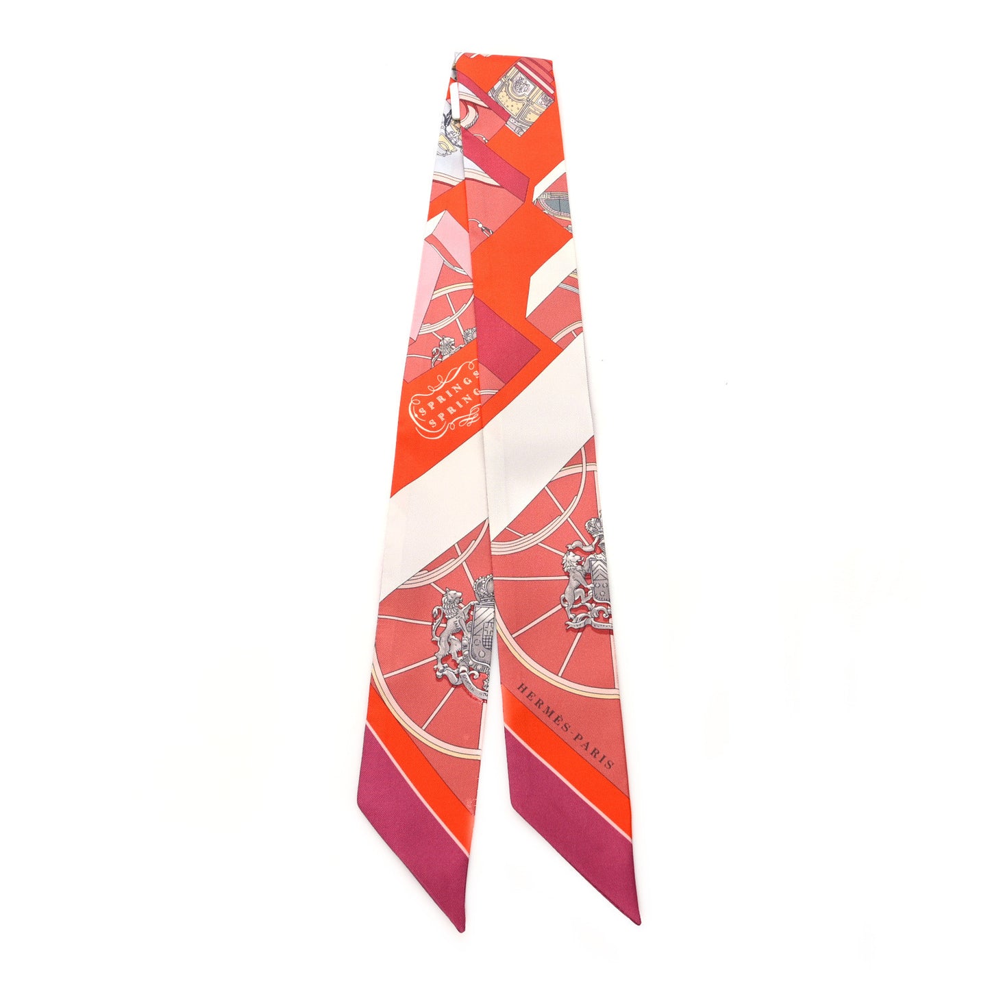 Silk Springs Springs Twilly Orange Bois de Rose
