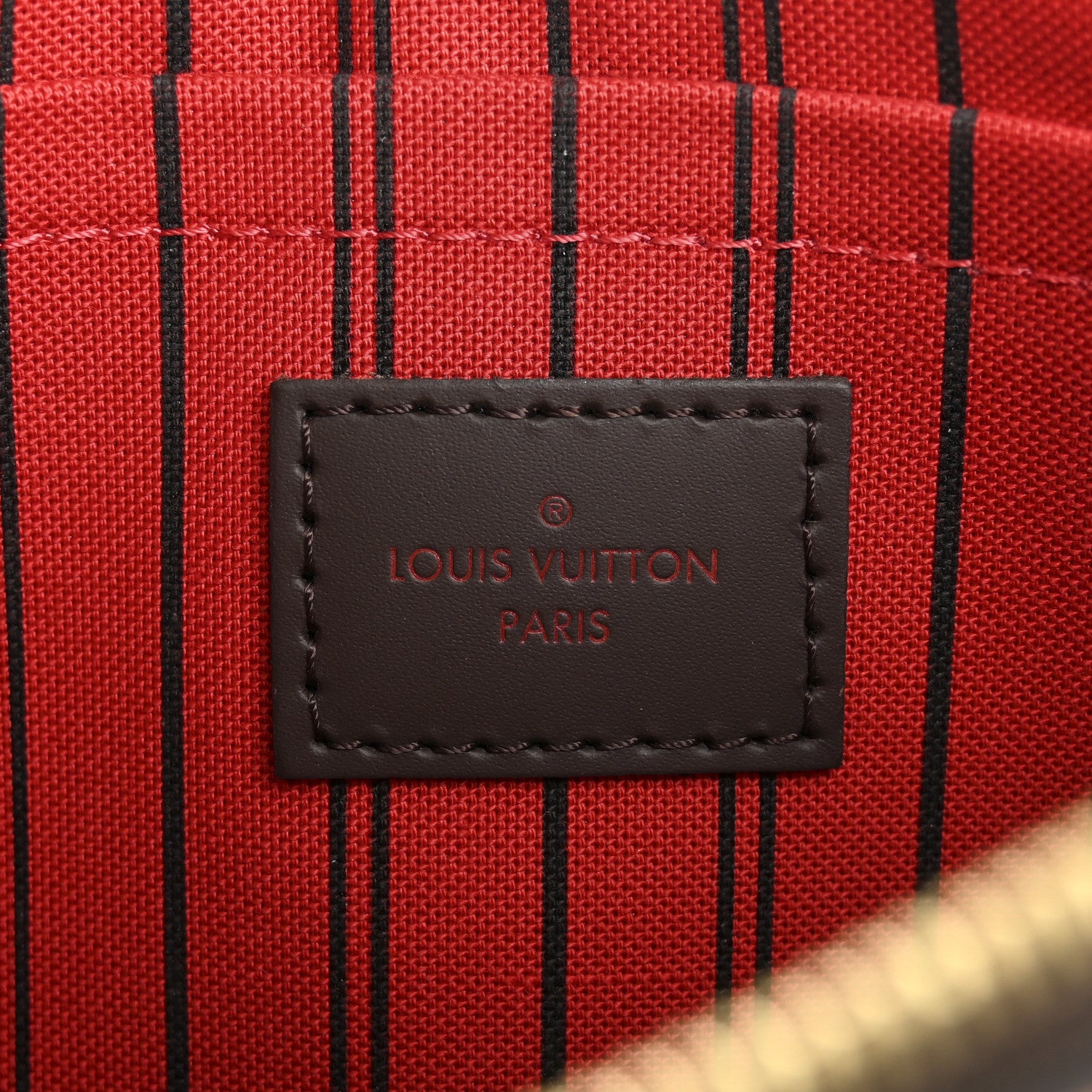 Louis Vuitton Damier Ebene Neverfull MM GM Pochette 6 of 10