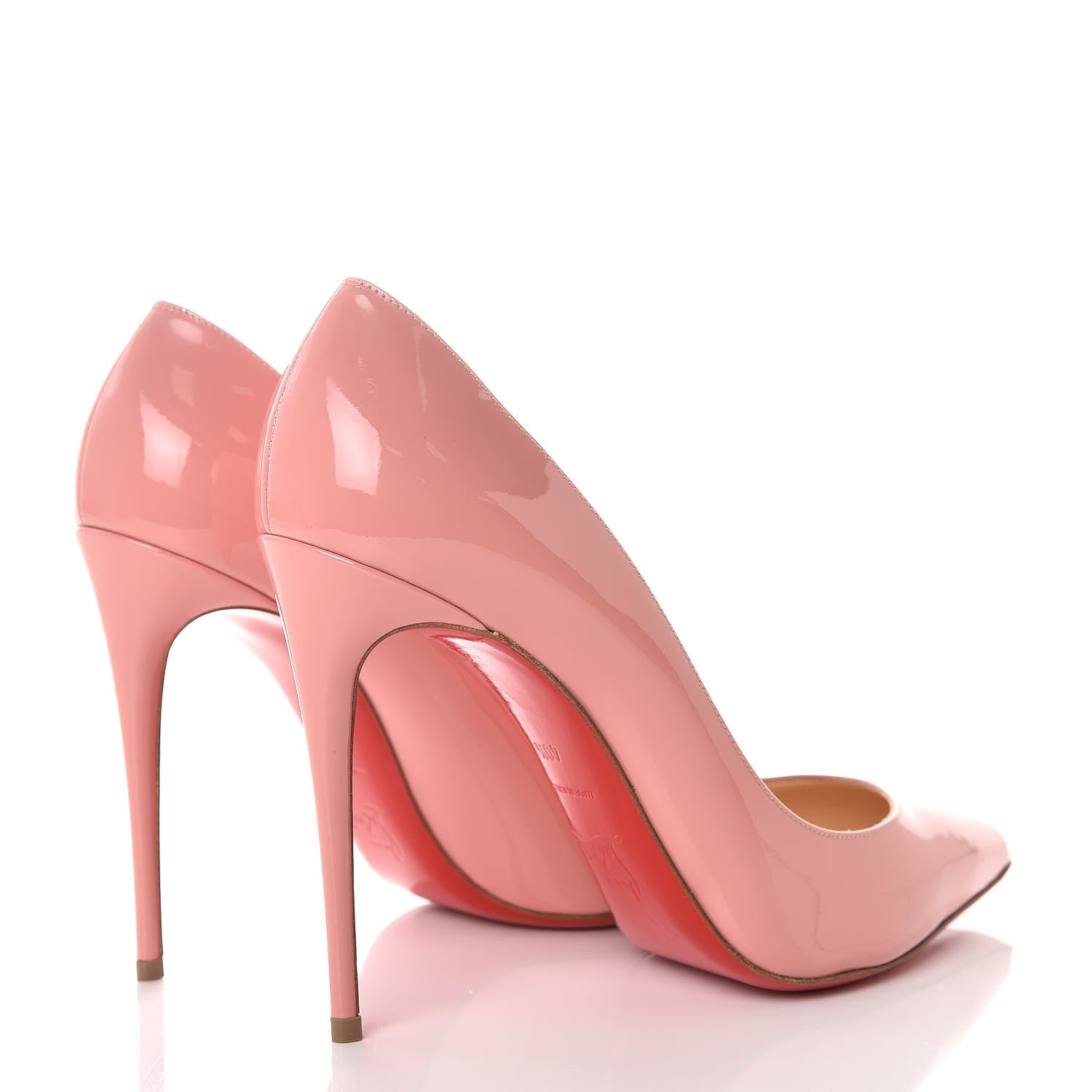 Christian Louboutin Patent Pigalle Follies 100 Pumps 40.5 Guimauve 4 of 9