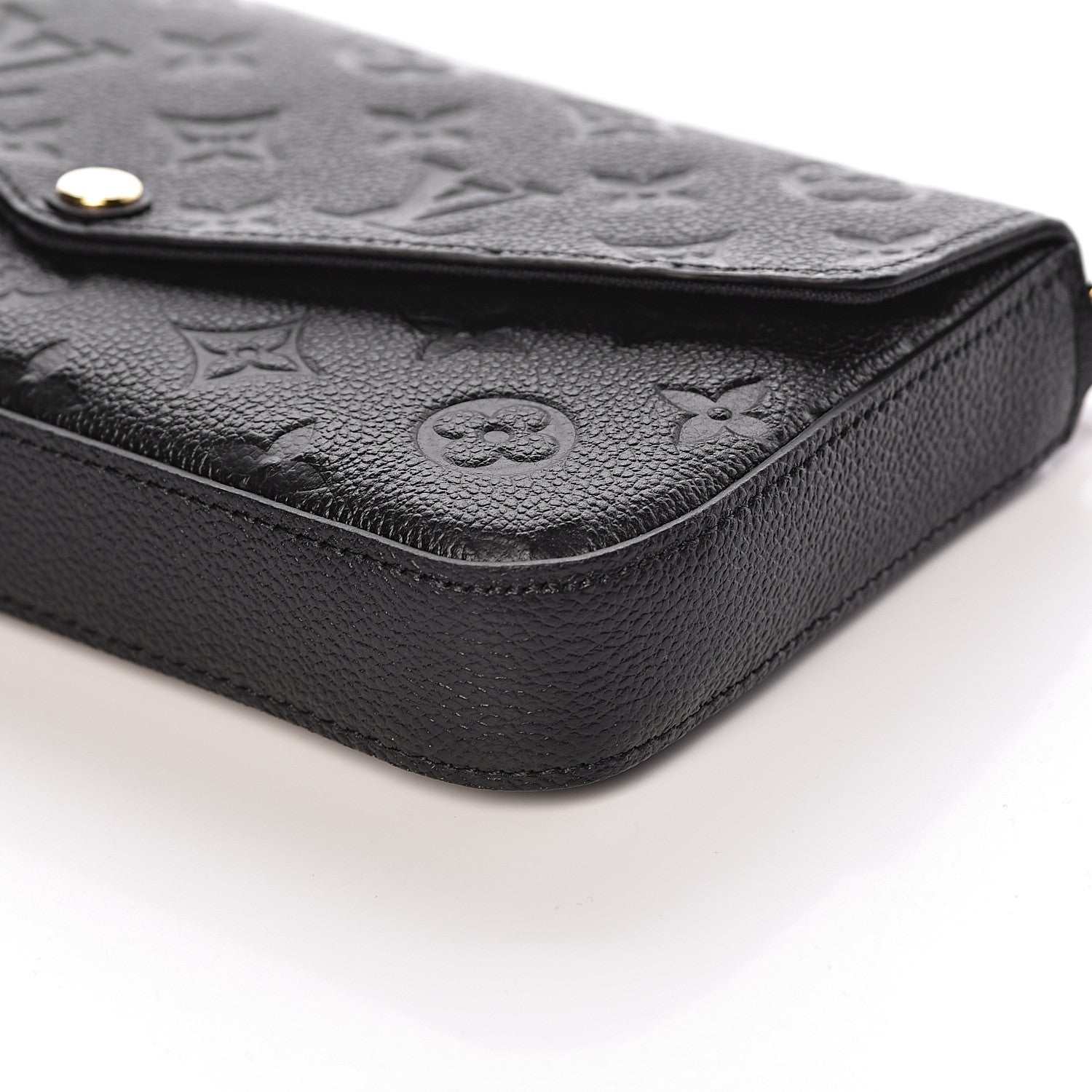 Louis Vuitton Empreinte Pochette Felicie Chain Wallet Black 11 of 12