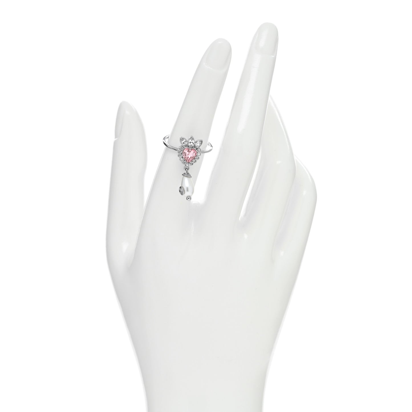 Metal Crystal Resin Lovelight Ring 50 5.5