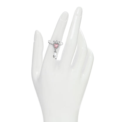 Gucci Metal Crystal Resin Lovelight Ring 50 5.5 2 of 4