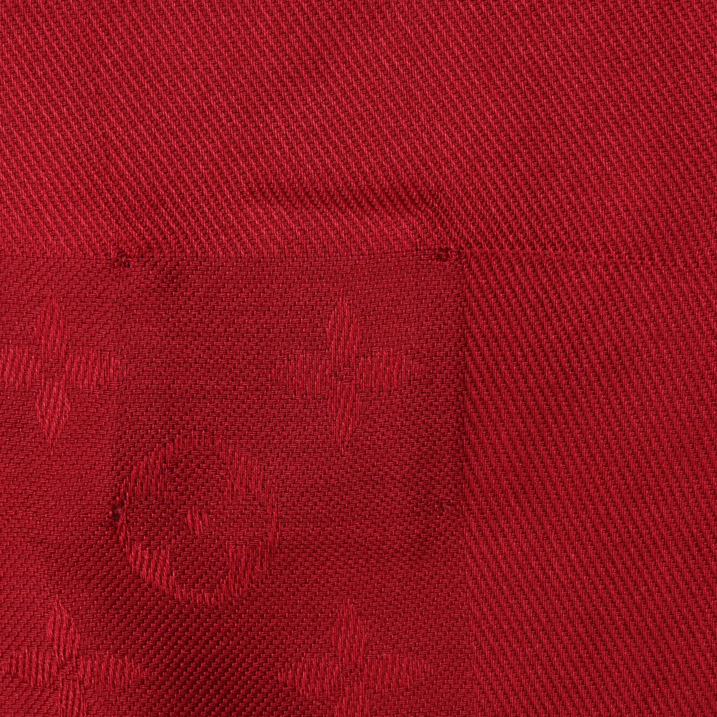 Silk Wool Monogram Shawl Pomme D'Amour
