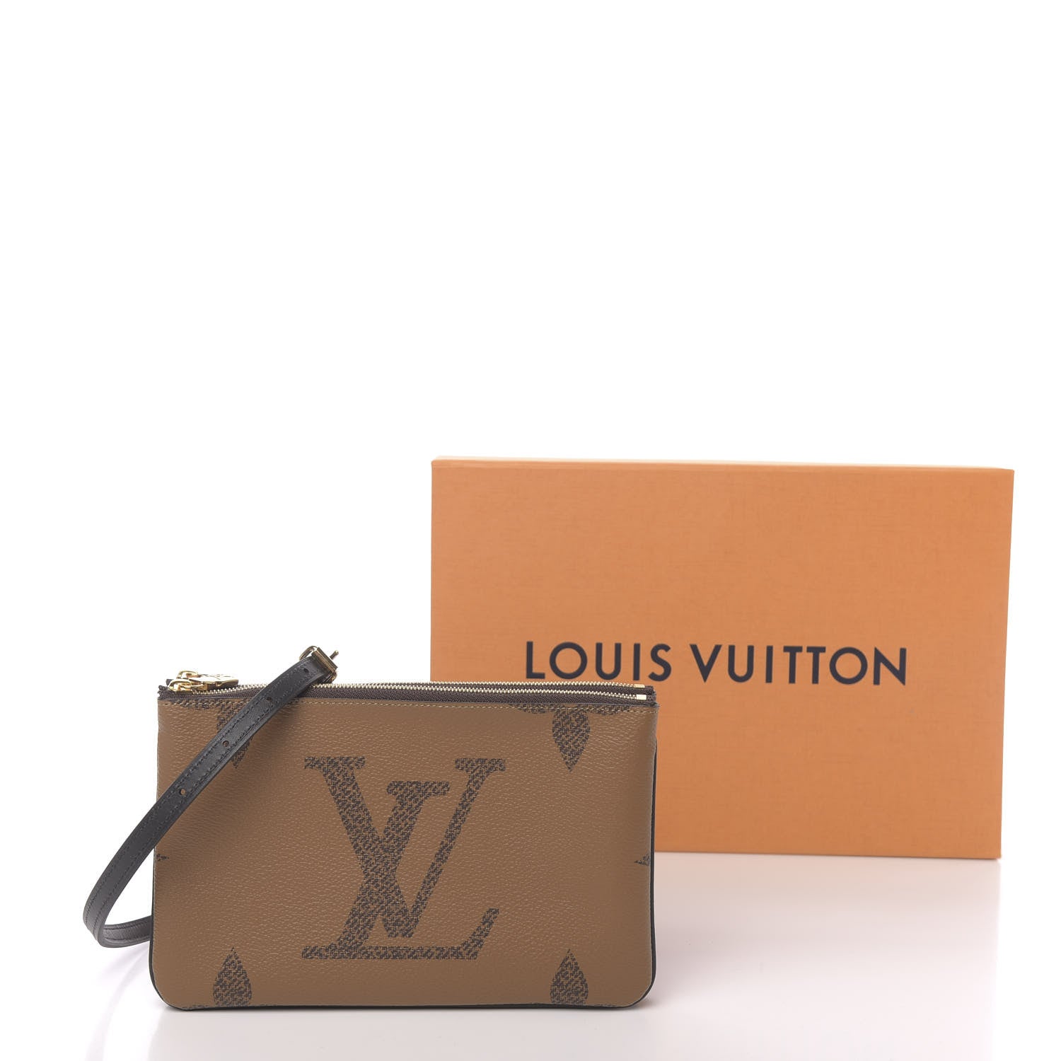 Louis Vuitton Reverse Monogram Giant Double Zip Pochette 11 of 11