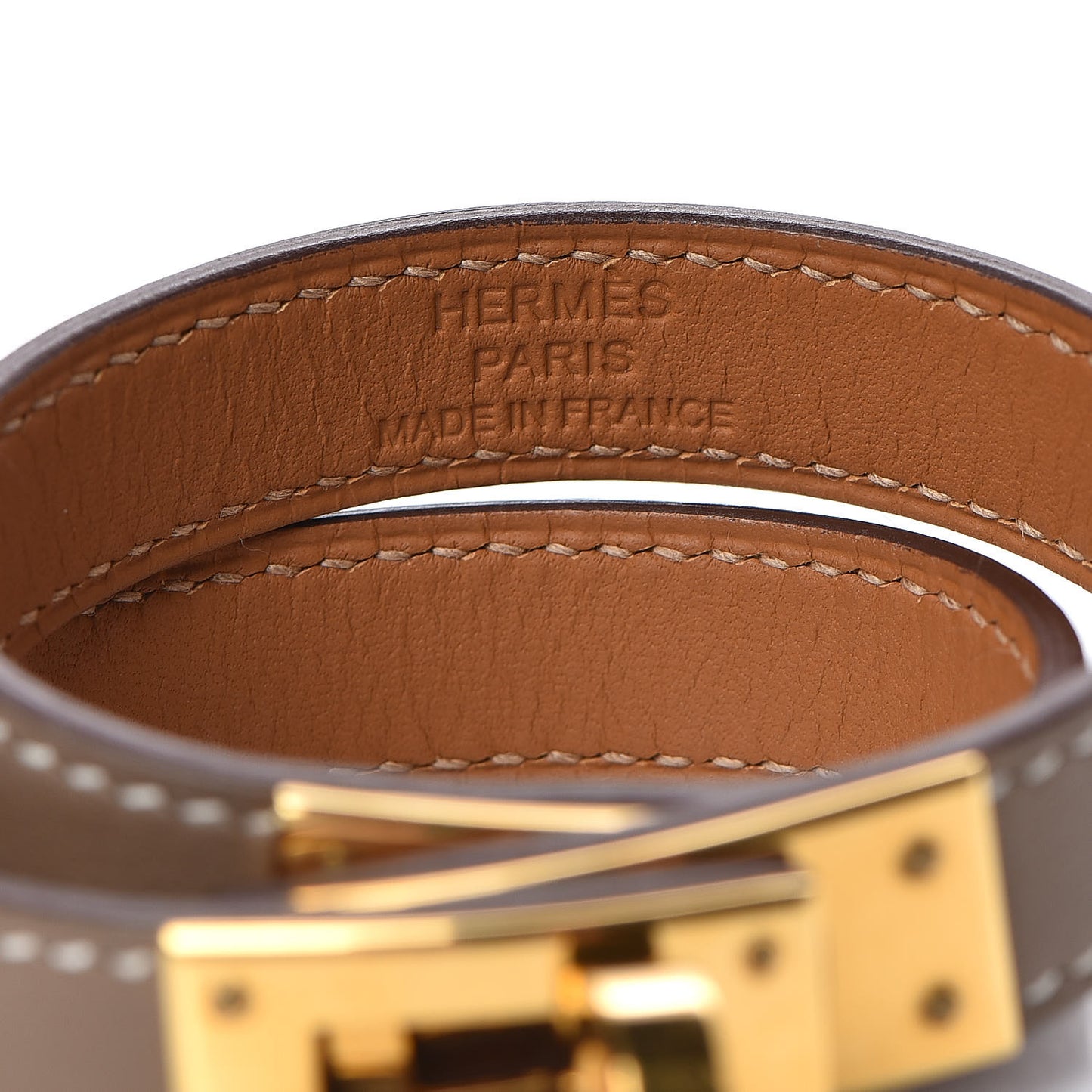 Swift Kelly Double Tour Bracelet XS Etoupe