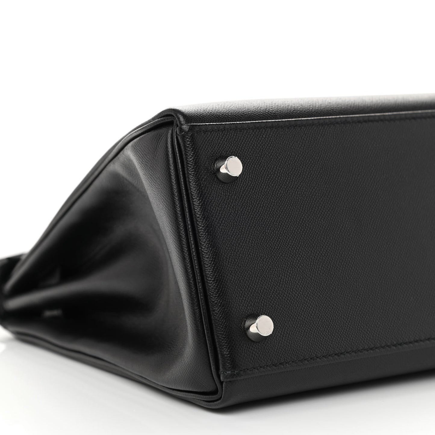 Madame Calfskin Kelly Retourne 28 Black