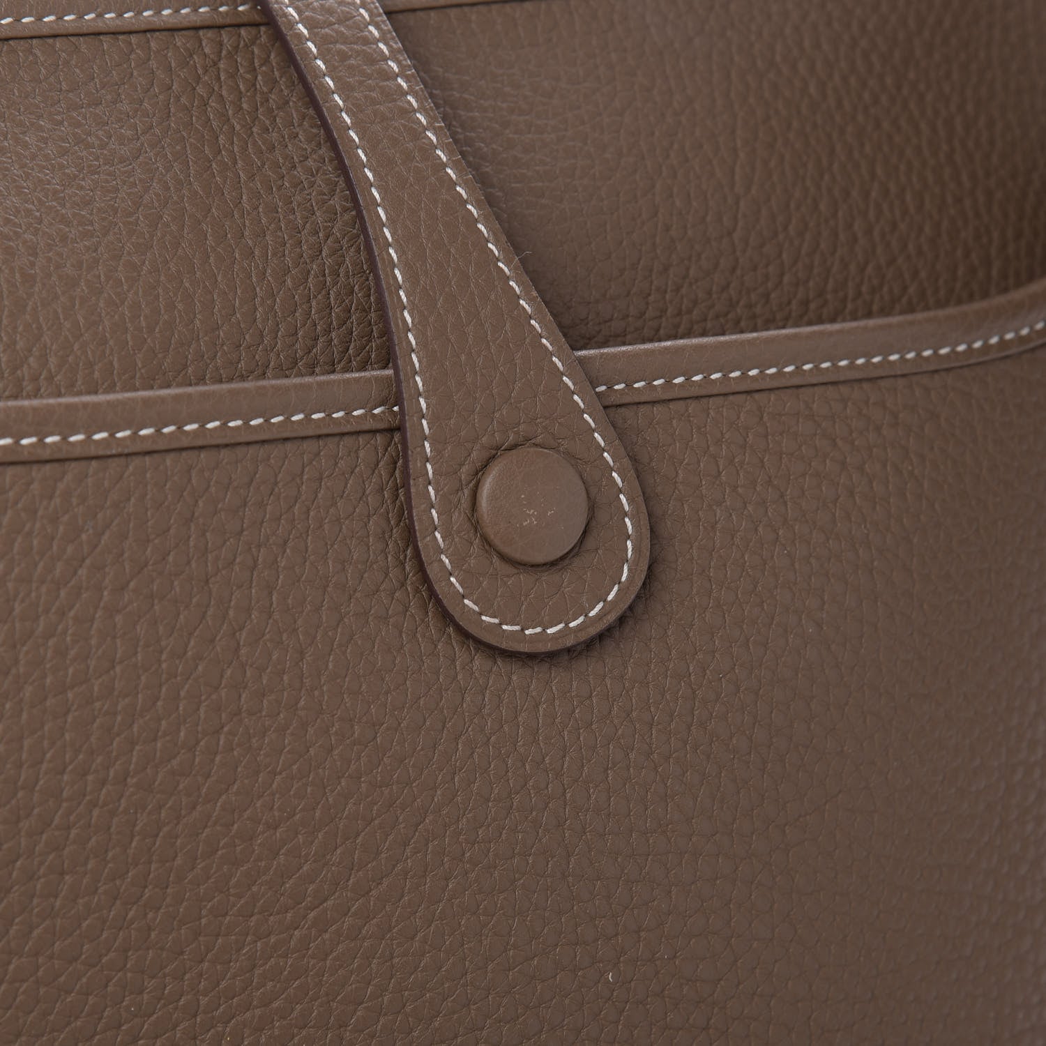 Hermes Taurillon Clemence Evelyne III PM Etoupe 10 of 12