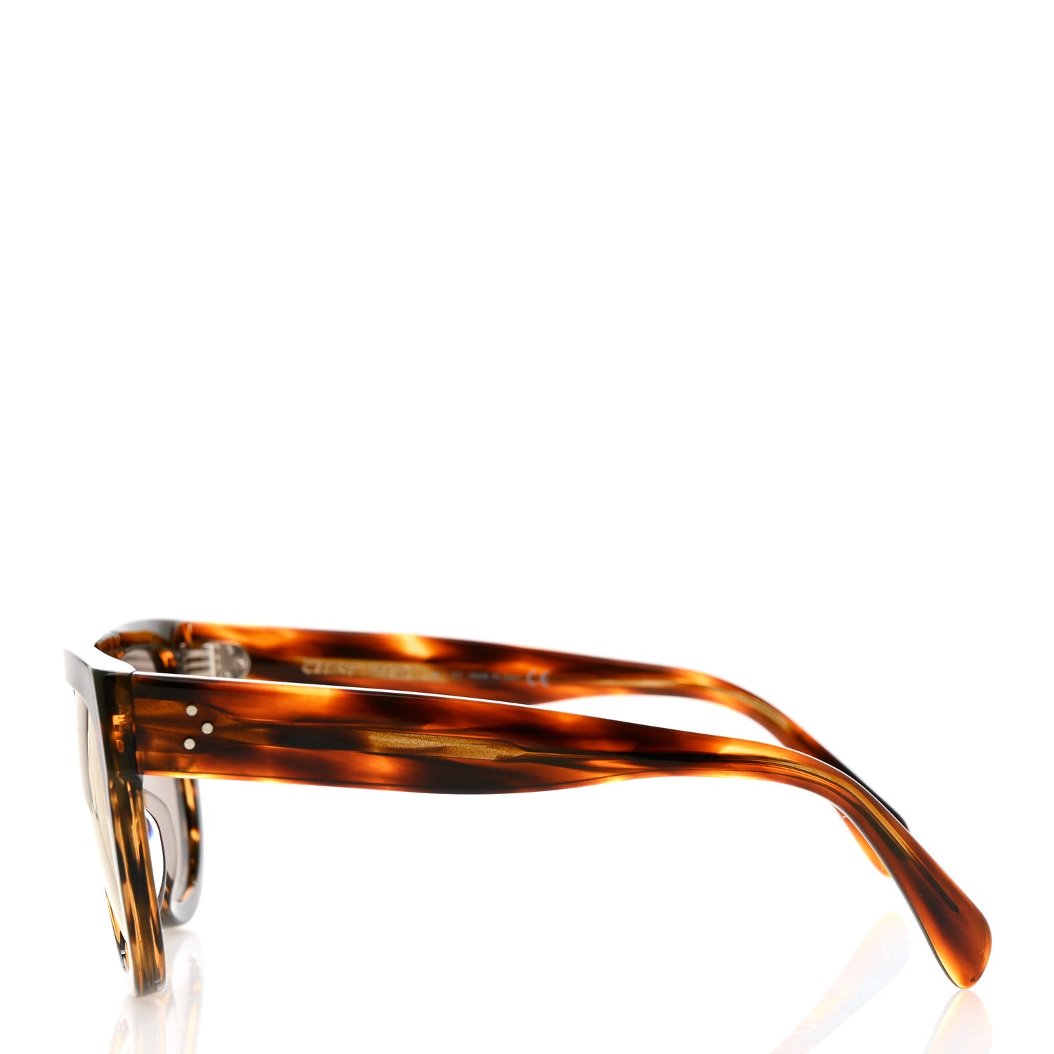 Celine Shadow Sunglasses CL 4001IN Havana 3 of 6
