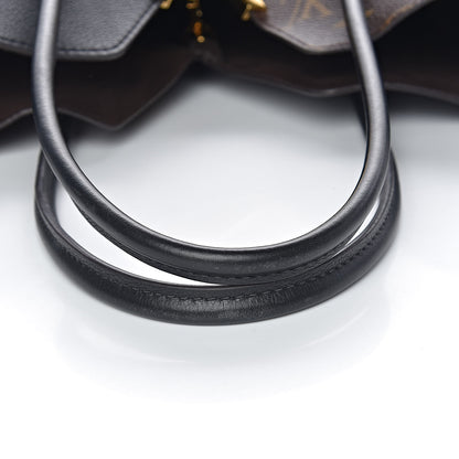 Louis Vuitton Calfskin Monogram Kimono Tote Black 13 of 14