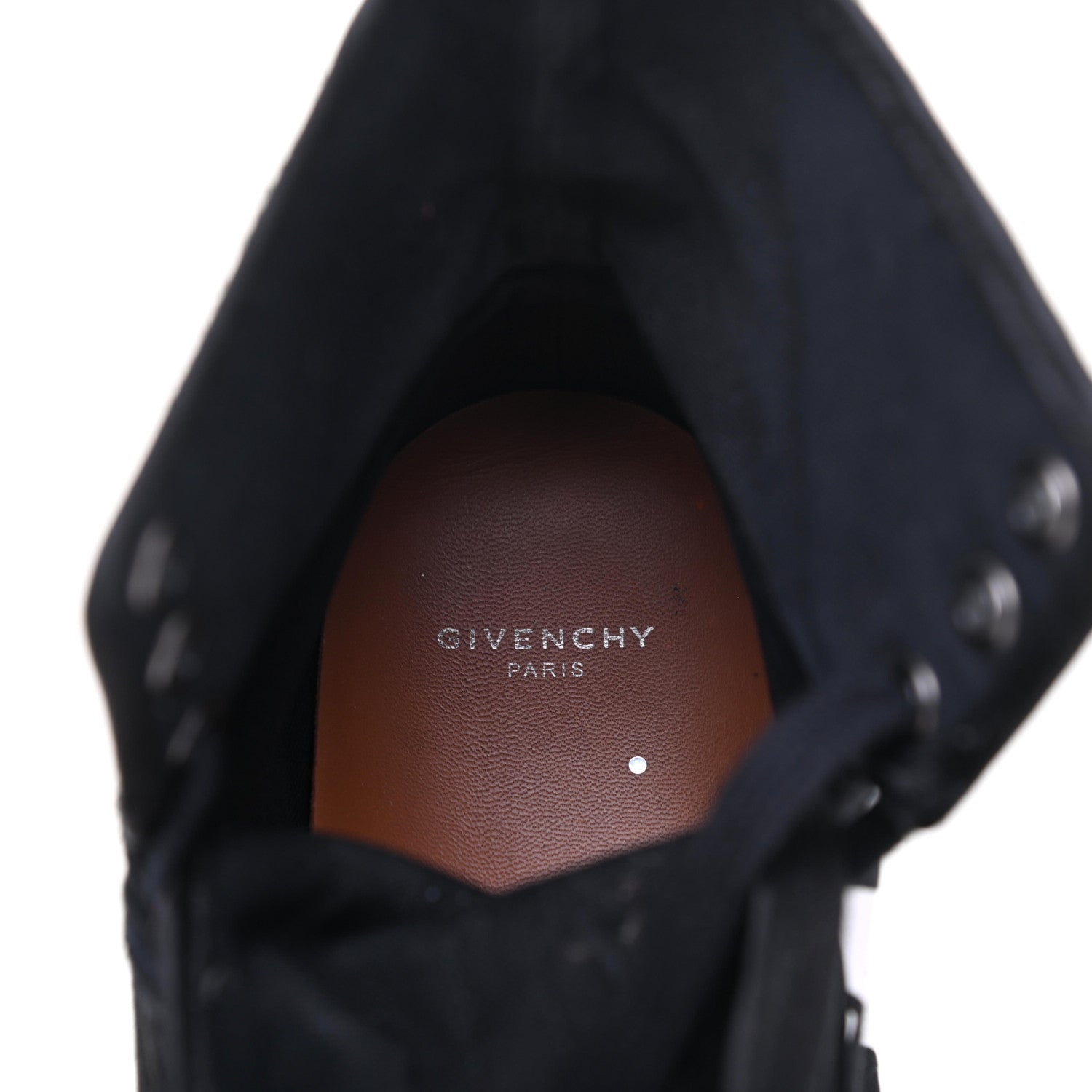 Givenchy Canvas Womens High Top Logo Sneakers 40 Black 6 of 10