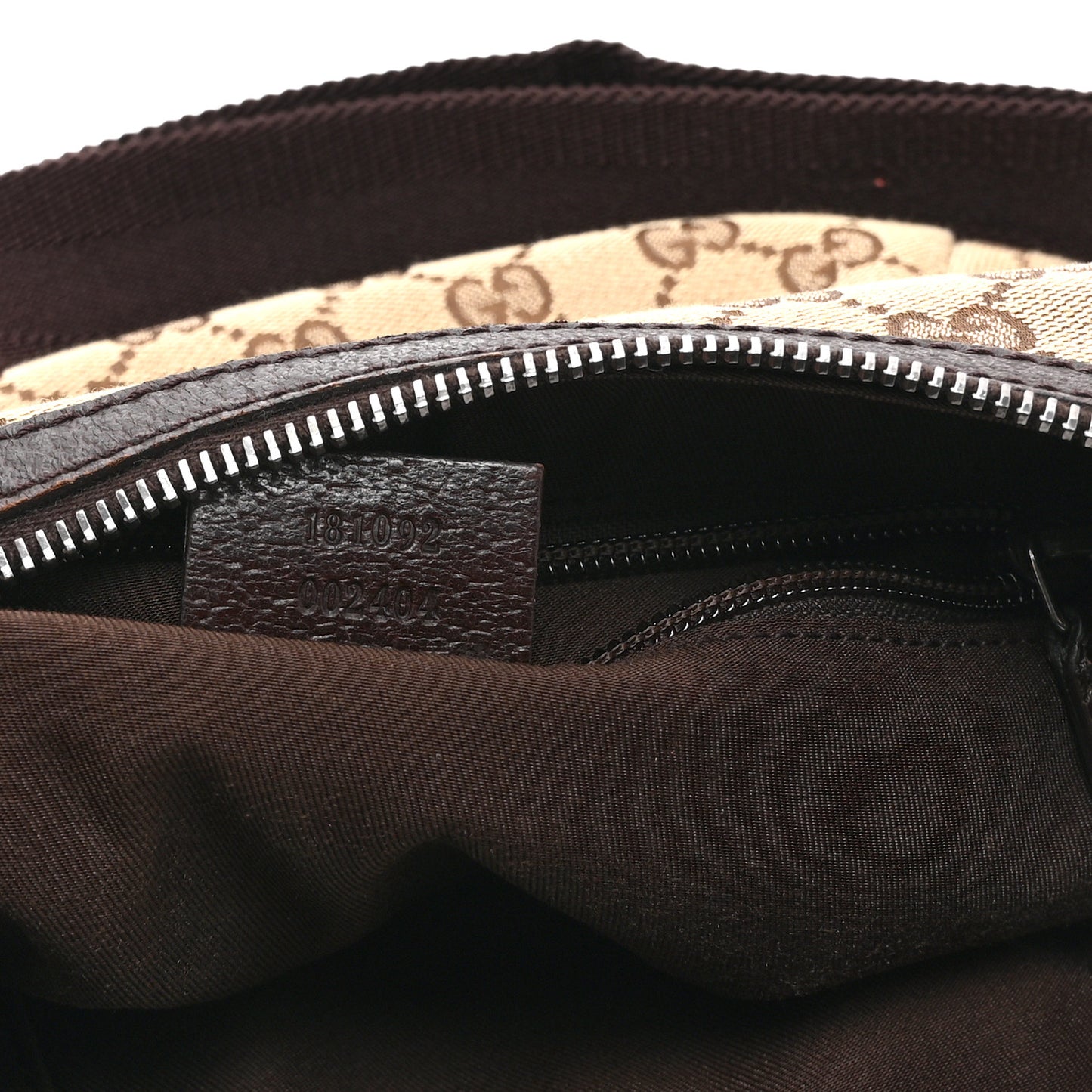 Monogram Medium Half Moon Hobo Dark Brown