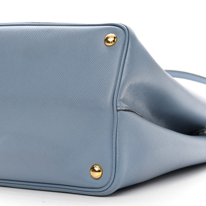 Prada Saffiano Cuir Medium Double Bag Aviazione 8 of 10