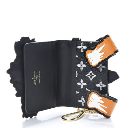 Louis Vuitton Epi Calfskin Grace Catogram Cat Card Holder Orange 5 of 8