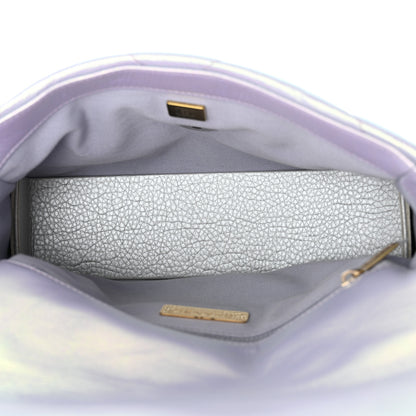 Chanel Iridescent Calfskin Quilted Medium Chanel 19 Flap Light Purple 5 of 11