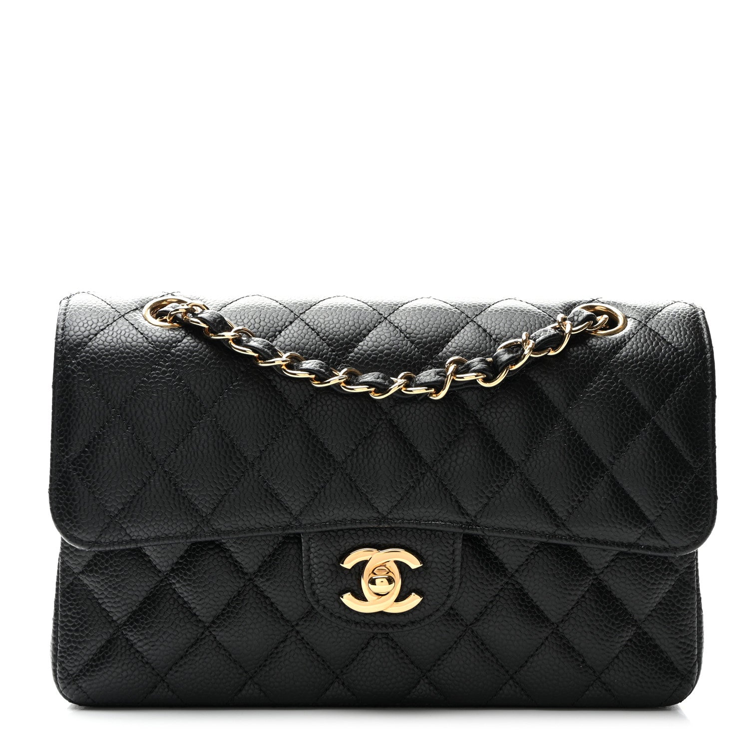 Chanel Caviar Quilted Small Double Flap Black 1 of 10