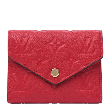 Louis Vuitton Empreinte Victorine Wallet Scarlet 1 of 4