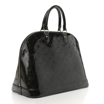 Louis Vuitton Vernis Alma GM Blue Infini 2 of 13