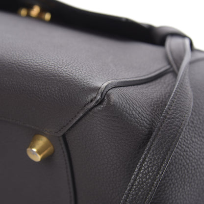 Celine Grained Calfskin Mini Belt Bag Dark Taupe 10 of 16