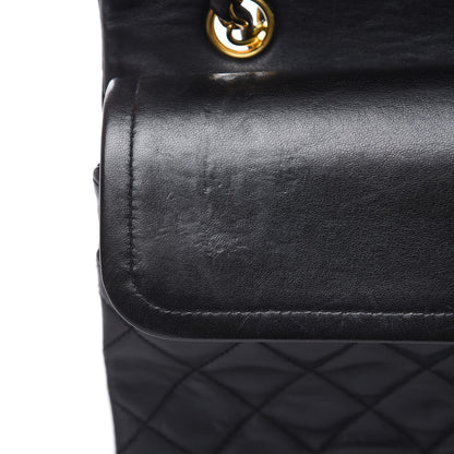 Chanel Lambskin Quilted Medium Double Flap Black 11 of 15