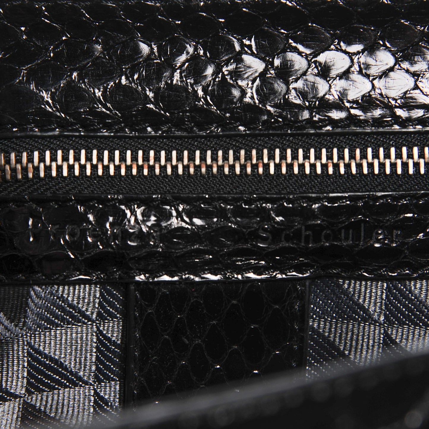 Python Large PS1 Satchel Black