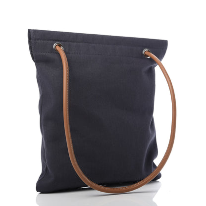 Hermes Canvas Swift Aline Grooming Bag Navy 3 of 8