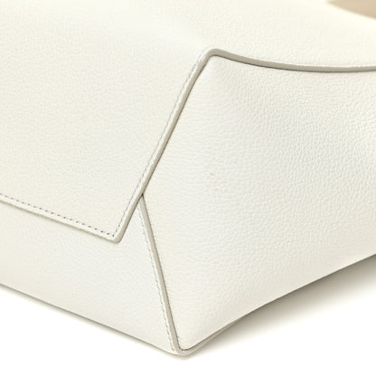 Celine Soft Grained Calfskin Small Sangle Bucket Bag White 5 of 10