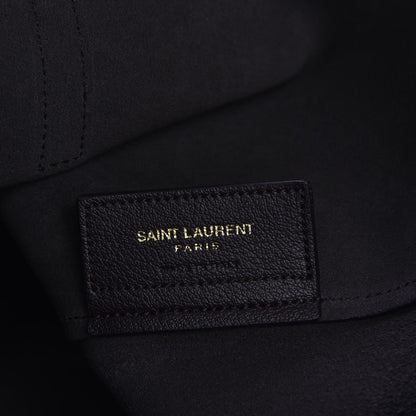 Saint Laurent Calfskin Large Shopping Tote Violet 7 of 8