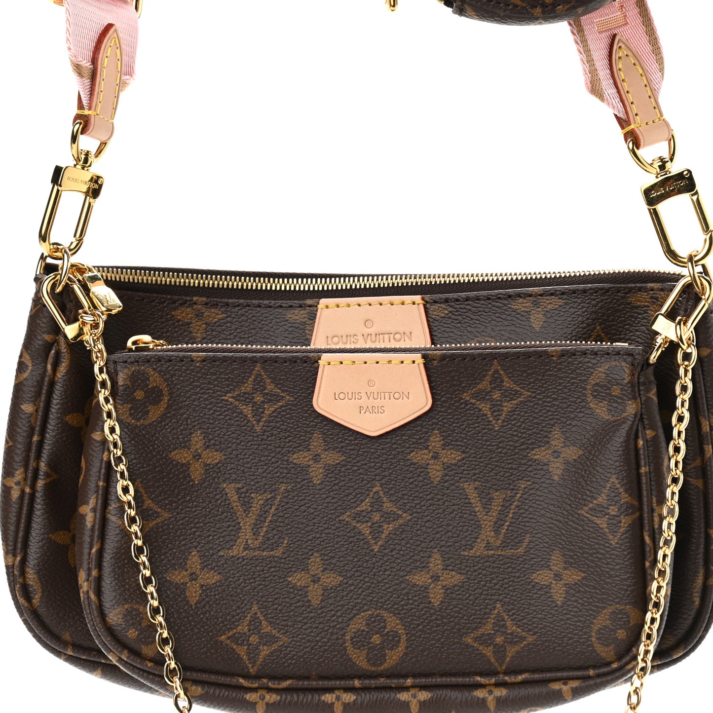 Monogram Multi Pochette Accessories Rose Clair