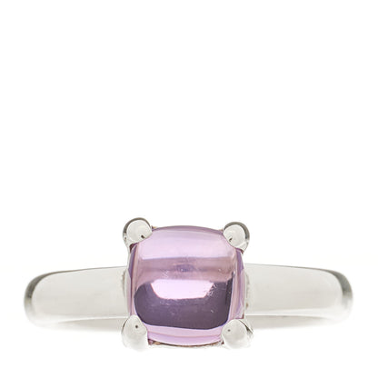 Tiffany Sterling Silver Amethyst 7mm Paloma's Sugar Stacks Ring 52 6 1 of 5